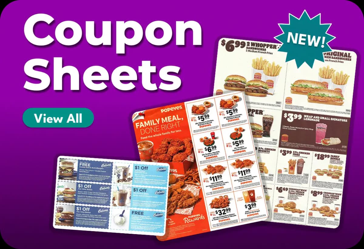 Coupon Sheets