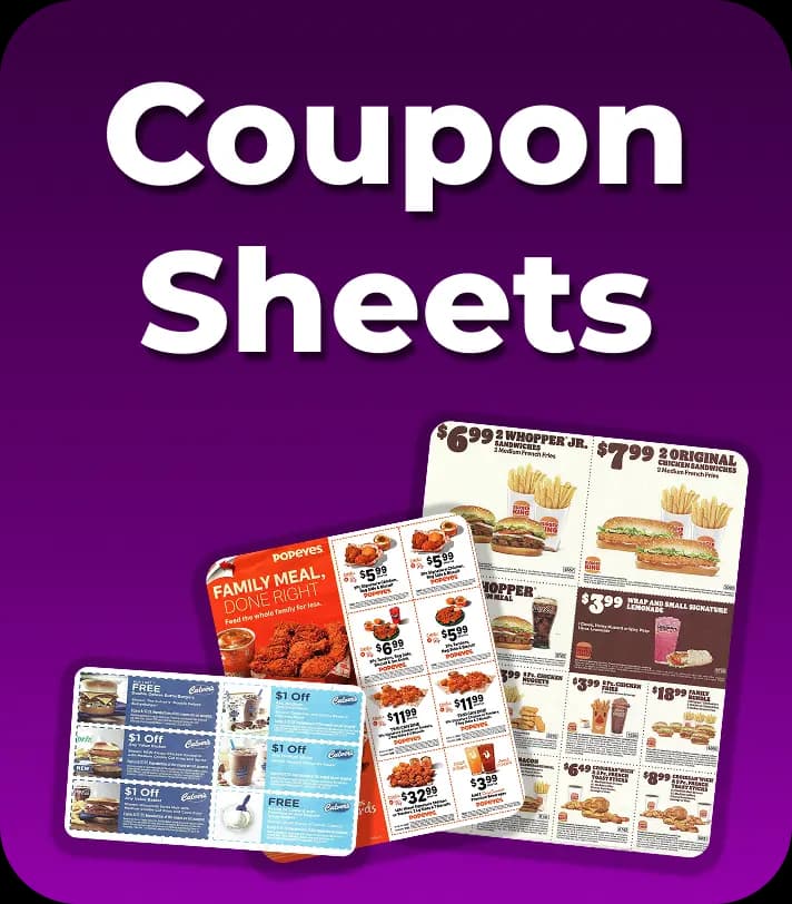 Coupon Sheets