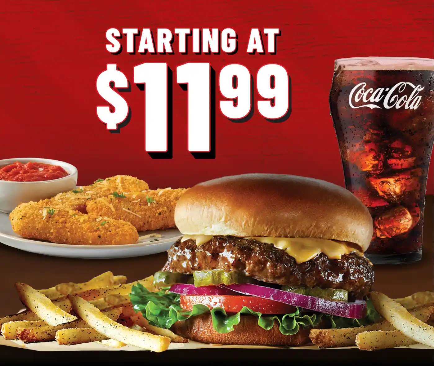 3 For All: Drink + App + Entrée $11.99
