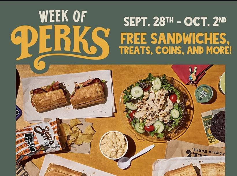 Week of Perks: Daily Freebies