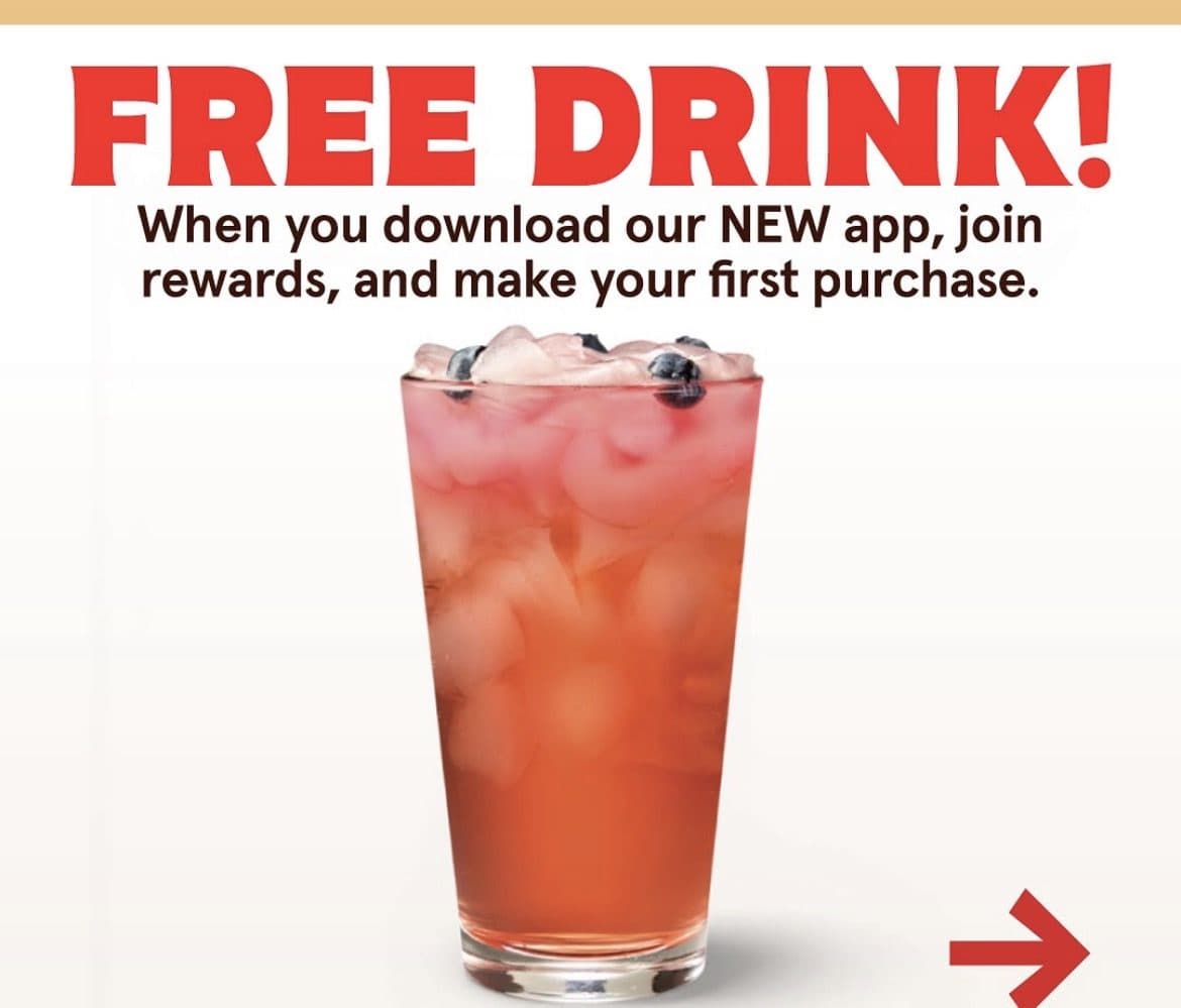 Free Drink for New App Members