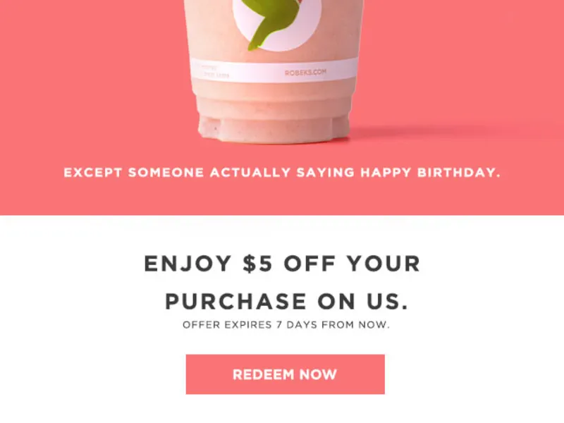 $5 Off Birthday Reward