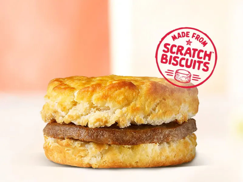 $1.49 Sausage Biscuit - Rewards Members Only