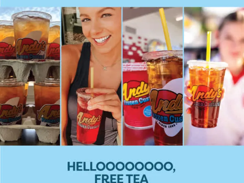 Free 24 oz Iced Tea with $5 Purchase - Rewards Members Only