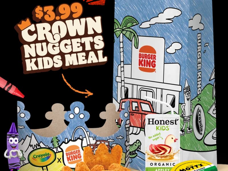 $3.99 King Jr. Kids Meal