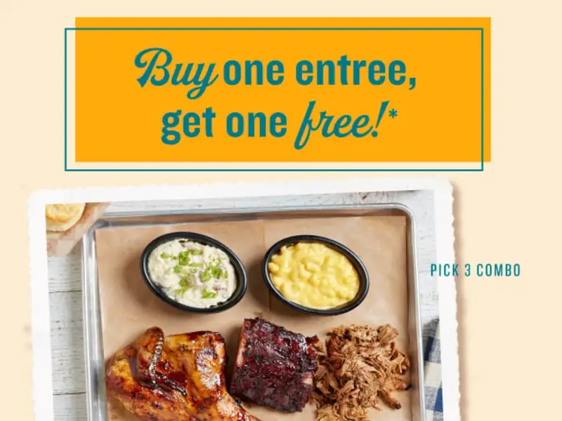 Buy One Entrée, Get One Free