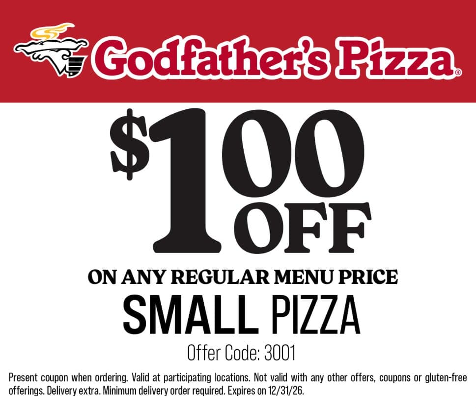 $1 Off Any Small Pizza