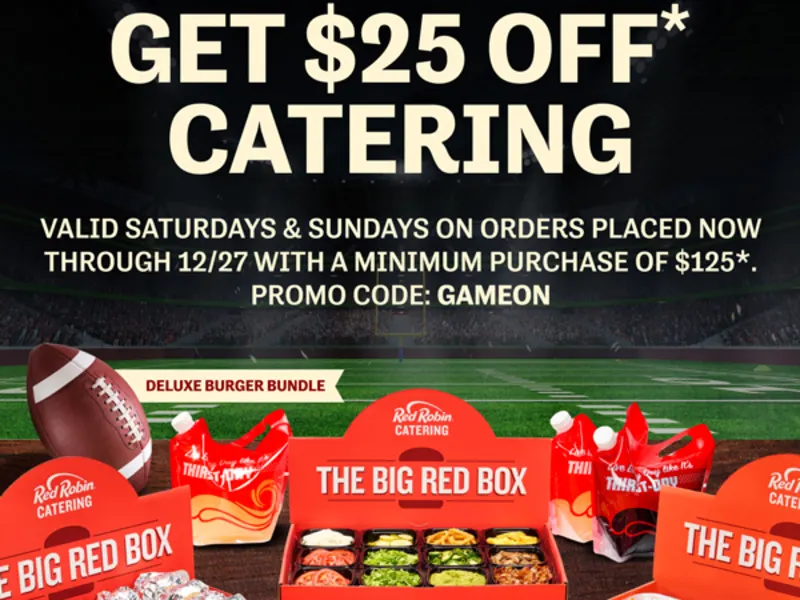 $25 Off Catering Orders $125+