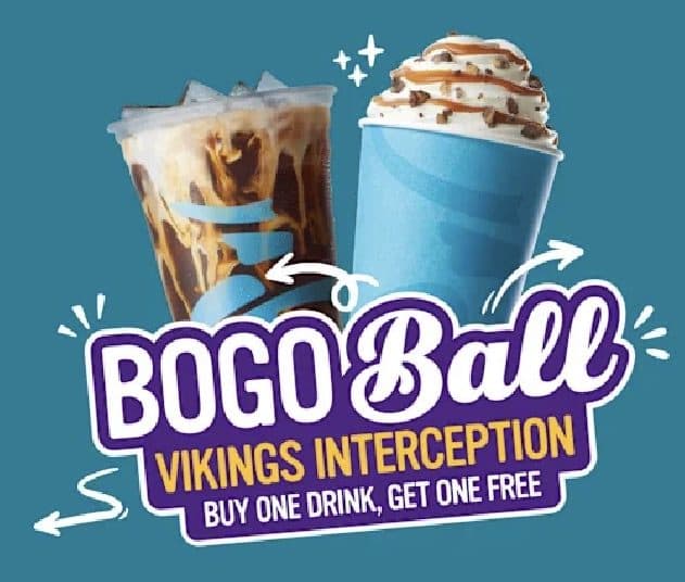 BOGO Drink After a Vikings INT