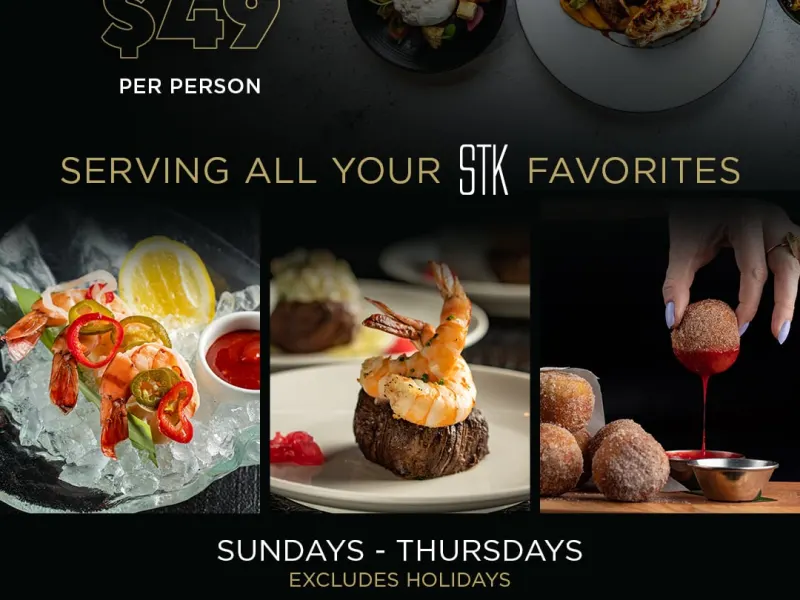 3-Course Steak Night for $49