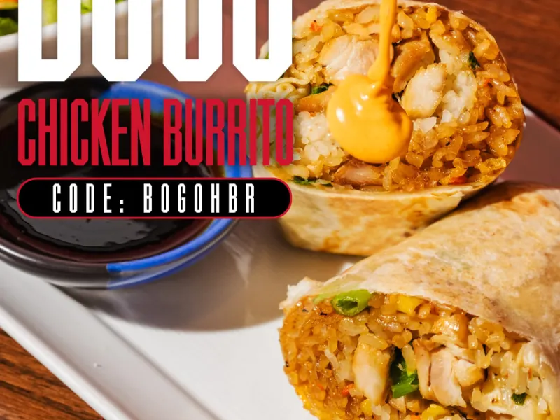 Buy One Hibachi Burrito, Get One Free