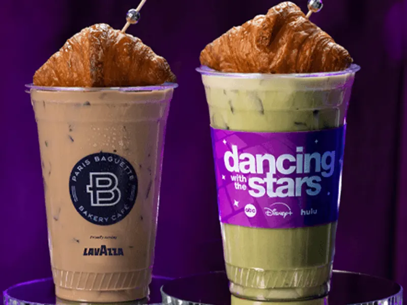 BOGO Free Mirrorball Iced Croissant Latte or Matcha - Rewards Members Only