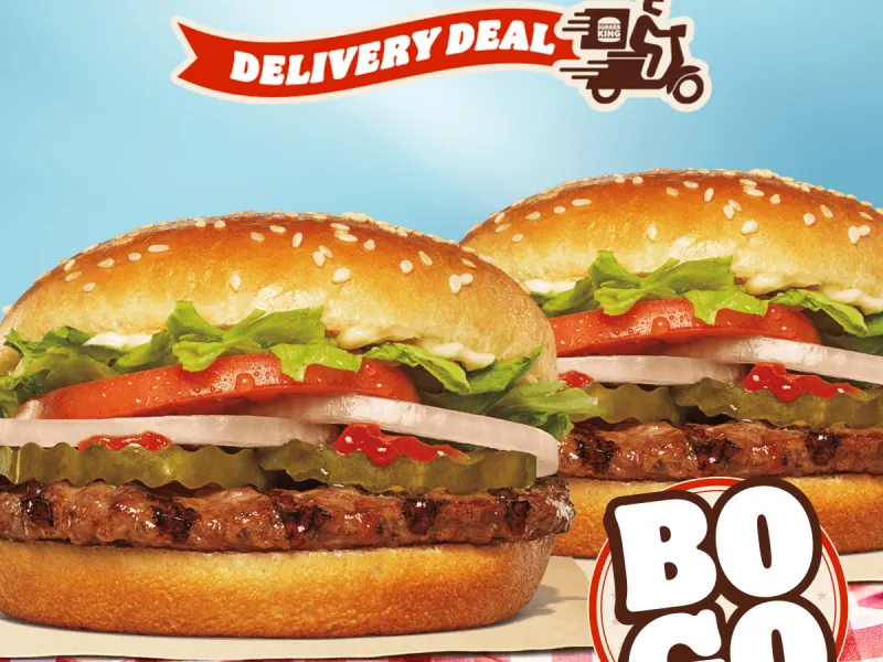 BOGO Whopper Jr. with Delivery