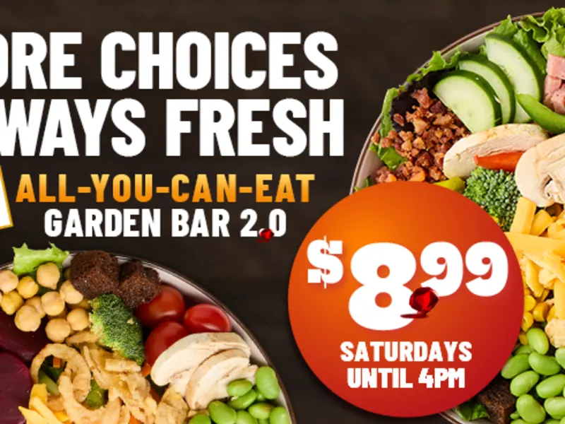 $8.99 All-You-Can-Eat Garden Bar 2.0 - Saturdays