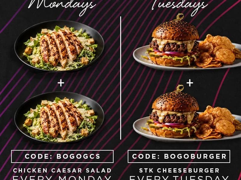 BOGO STK Cheeseburger - Tuesdays