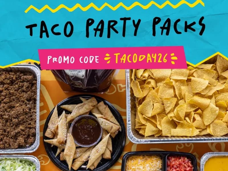 $25 Off Taco Party Pack Catering Order