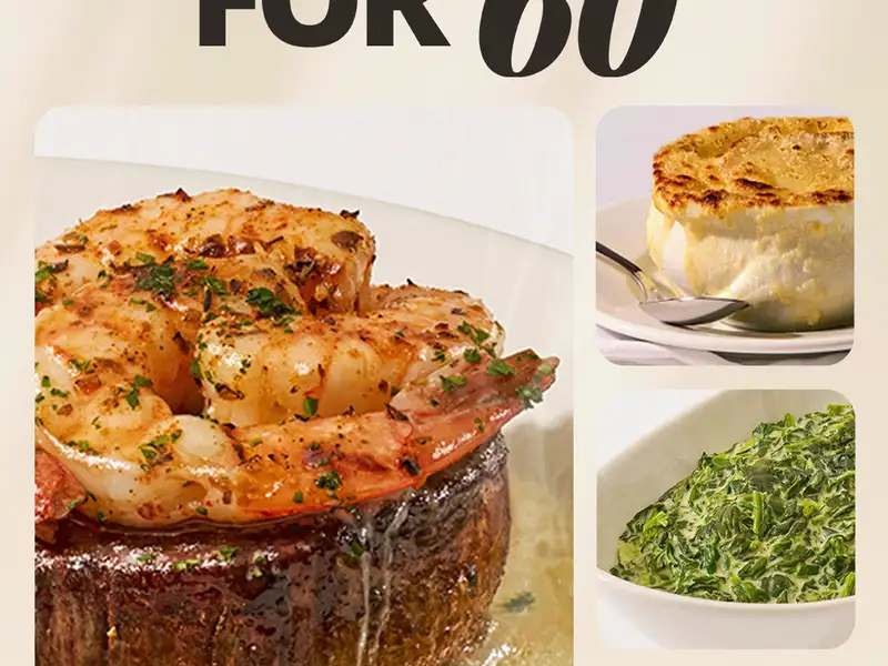 3-Course Dinner for $60