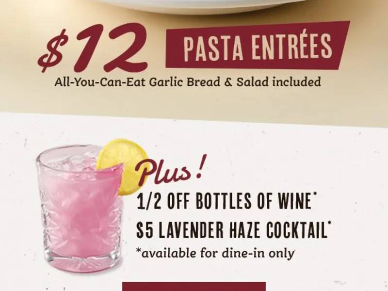1/2 Off Bottles of Wine - Rewards Members Only