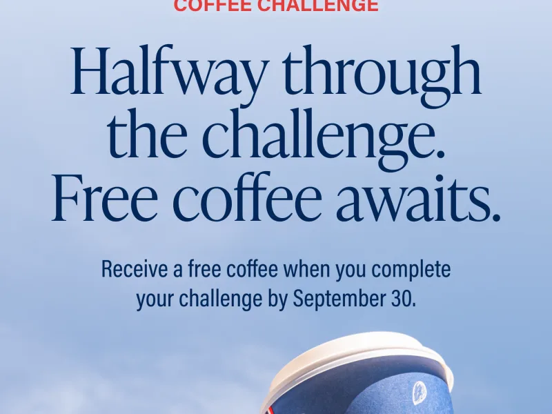 Free Coffee with Rewards Challenge - Free Signup Required