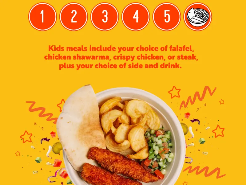 Free Kids Meal After 5 Punches - Kids Club