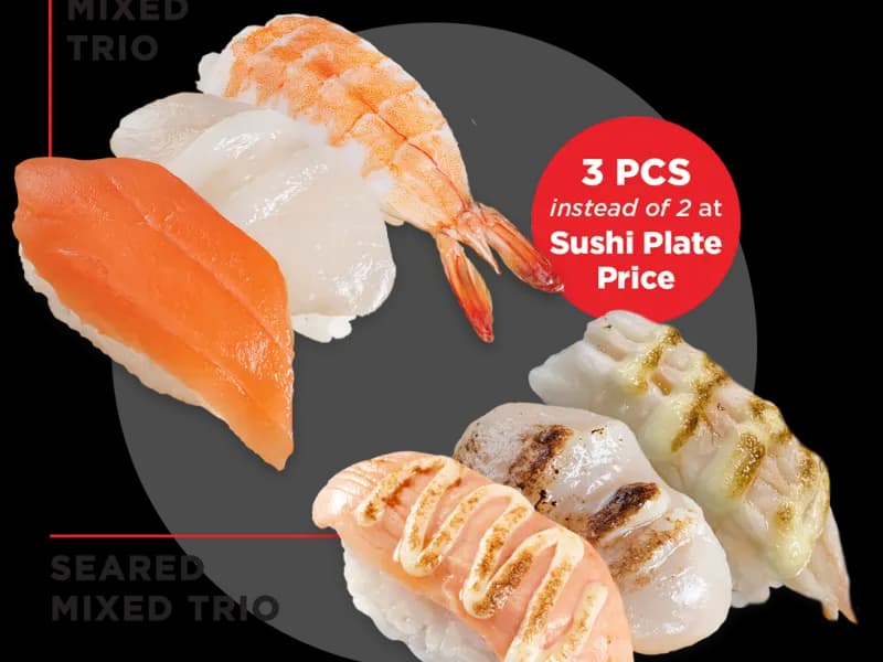 3 Pieces of Sushi for the Same Price