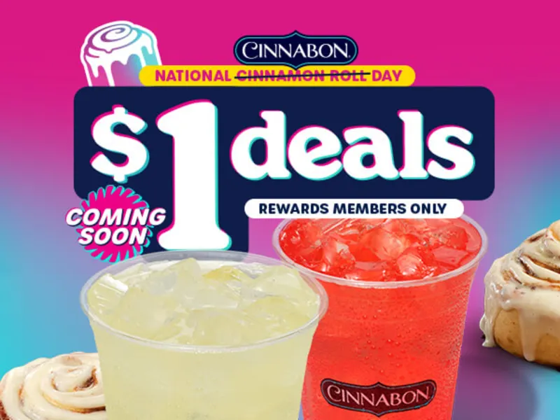 $1 Small Beverage With Baked Good - Rewards Members Only