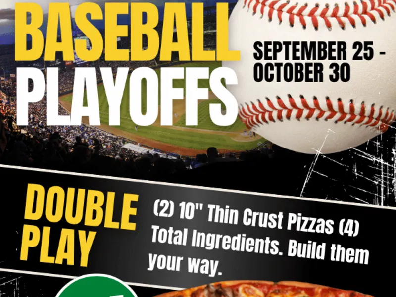 Two 10" Pizzas with Up to 4 Toppings for $24
