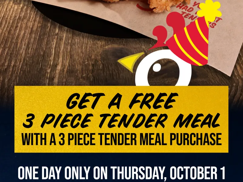 3 Piece BOGO Meal - Rewards Members Only