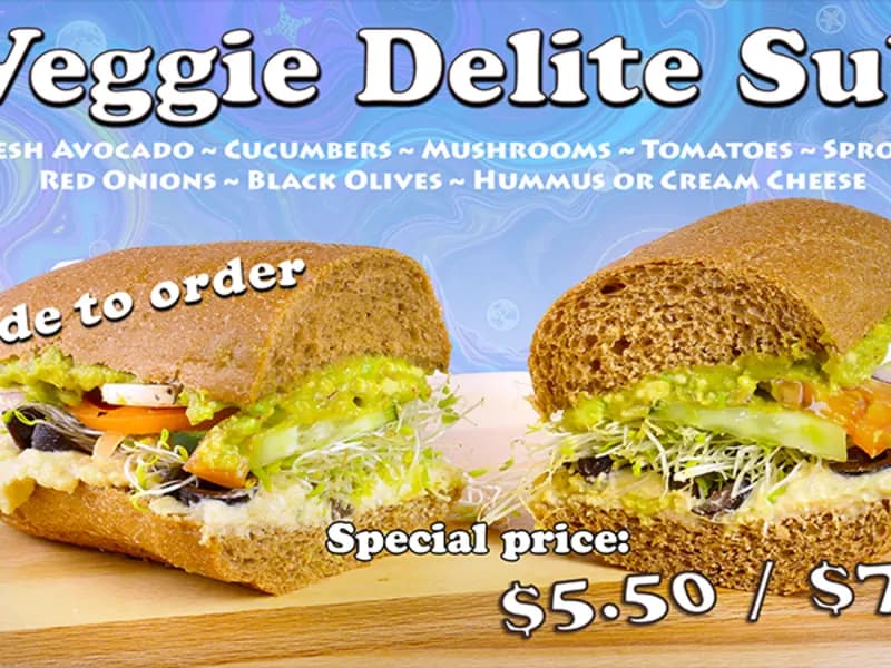 Veggie Delite Sub - $5.50 / $7.25