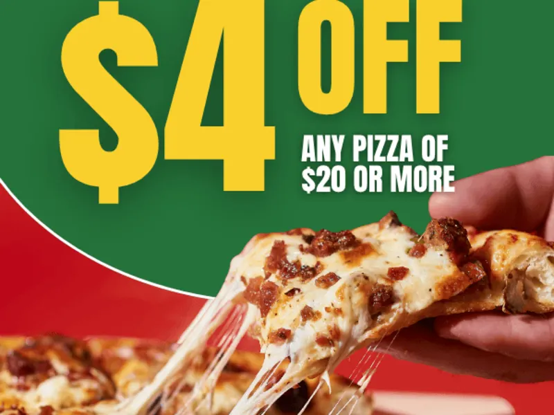 $4 Off Any Pizza