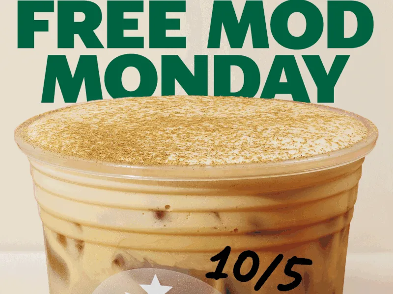 Free drink customization - Rewards Members Only
