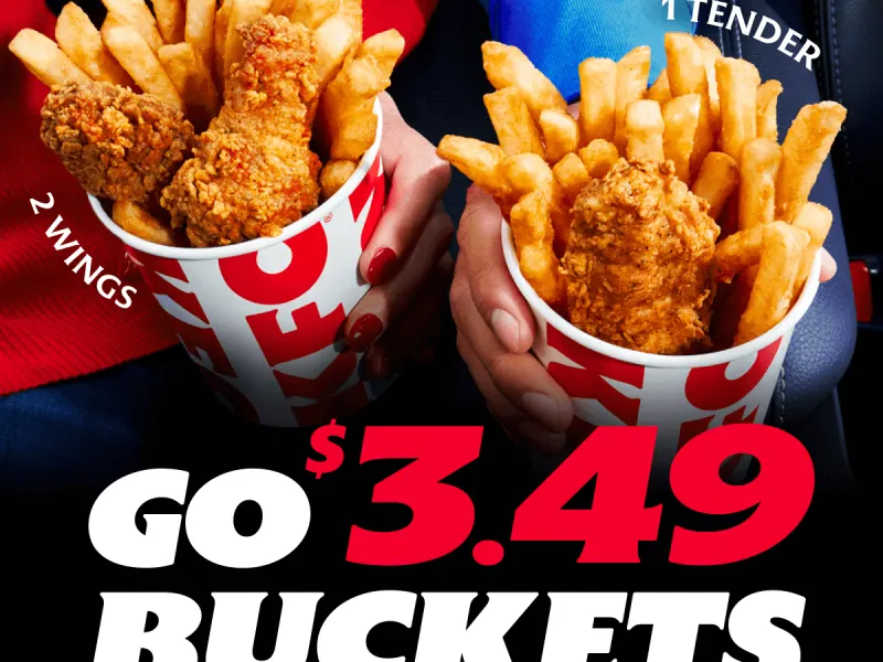 $3.49 Go Buckets - Chicken & Fries