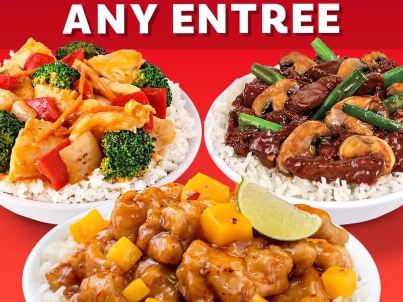 Any Entree for $9.99