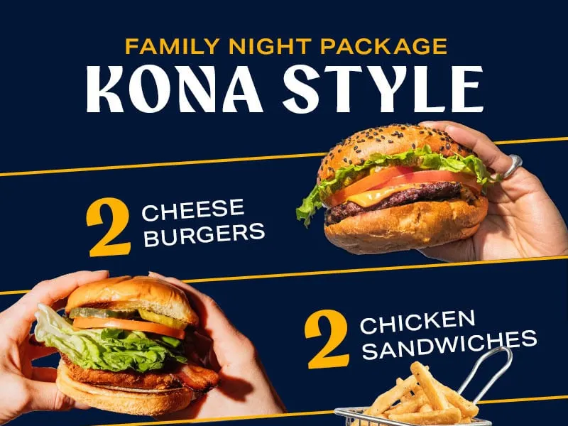 Family Night: 2 Burgers, 2 Sandwiches & Sides for $39