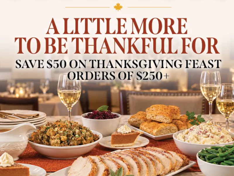 $50 Off Thanksgiving Pre-Order