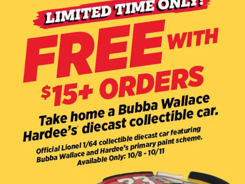 Free Diecast Car with $15+ Purchase