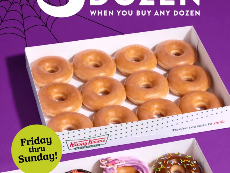 Original Glazed Dozen for $3 with Dozen Purchase