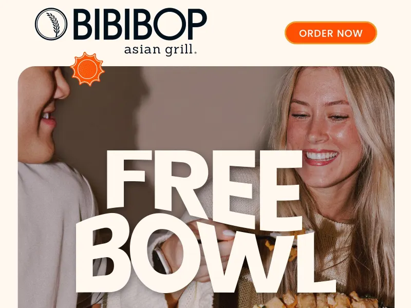 Free Bowl with $2 Minimum Spend