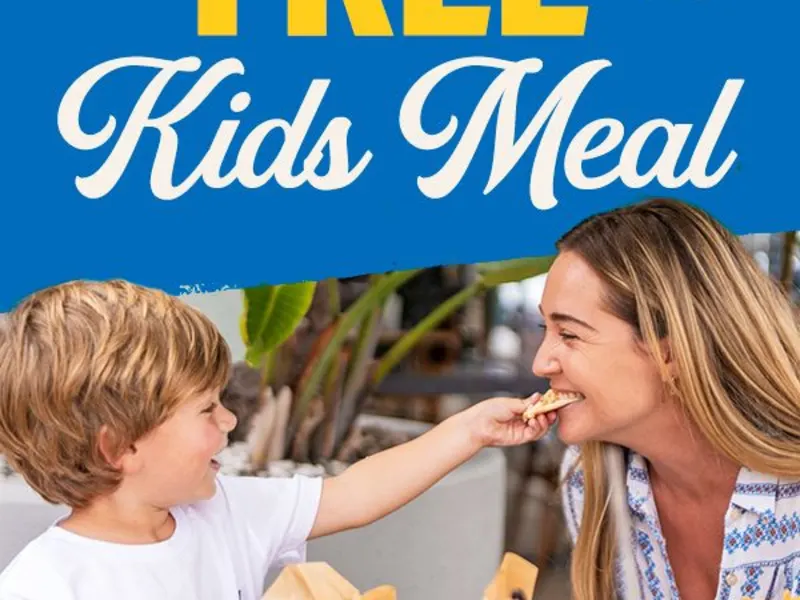 Free Kids Meal with Adult Entree Purchase