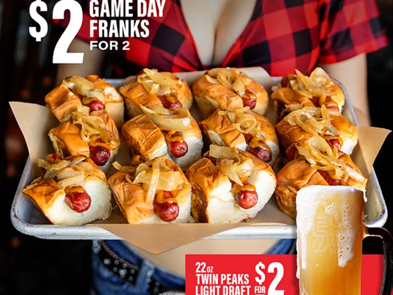 $2 Drafts & Game Day Franks