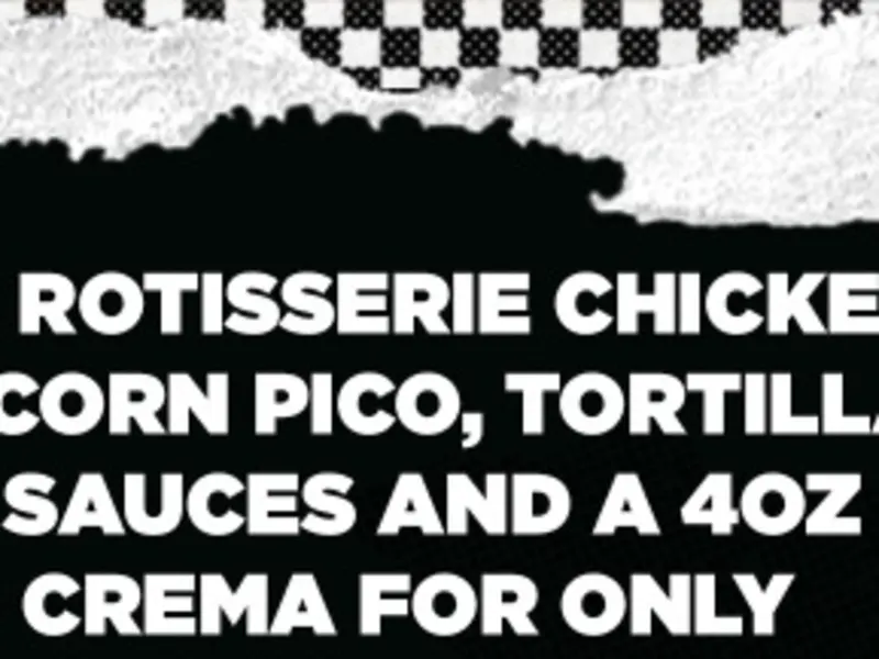 Rotisserie Chicken Dinner with Sides for $20