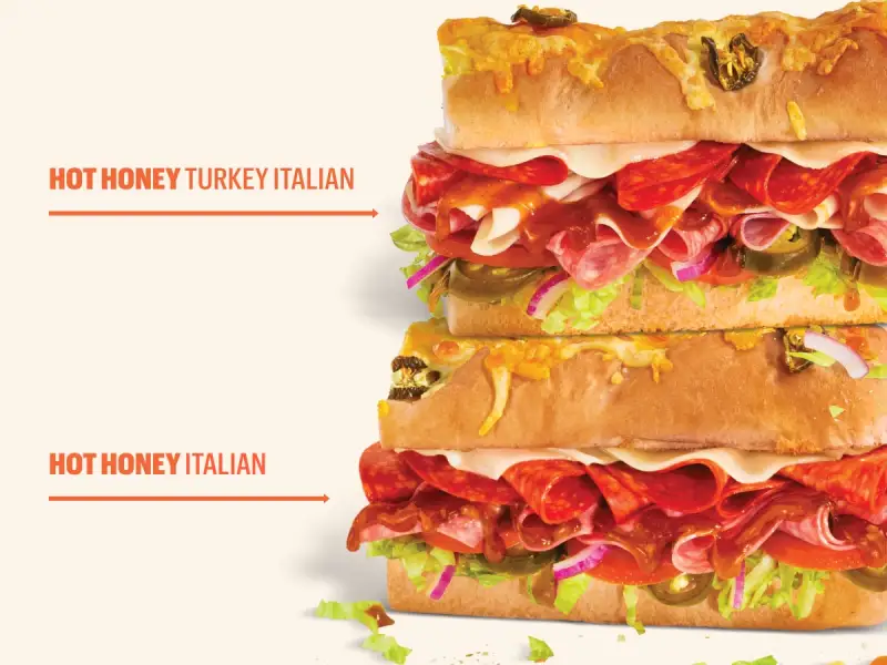 40% Off Hot Honey Footlong