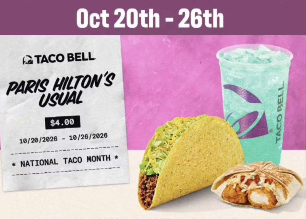Paris Hilton's Usual — $4 Meal