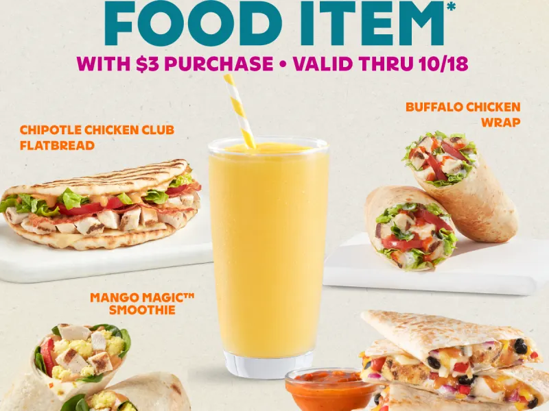 Free wrap or flatbread