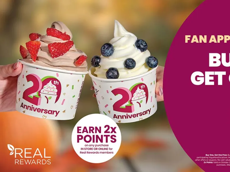 Buy One Frozen Yogurt, Get One Free - Fan Appreciation Day