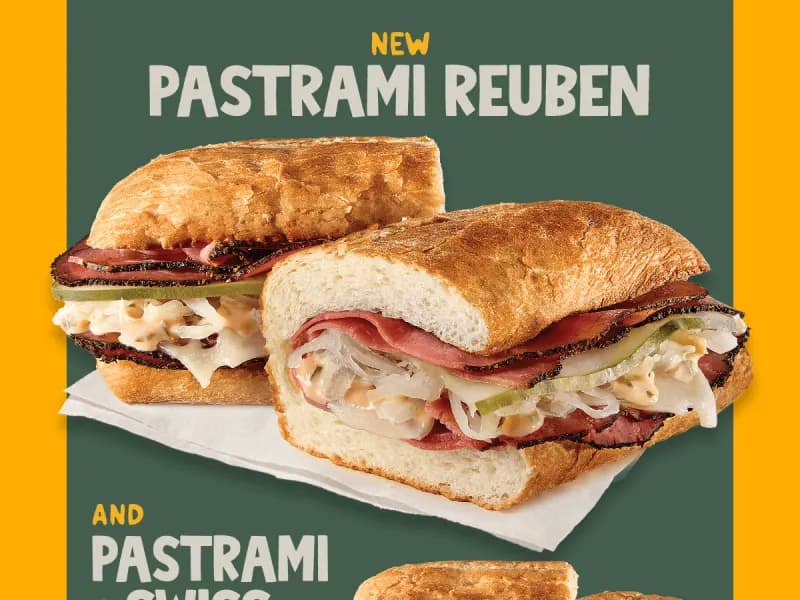 Buy One Pastrami Sandwich, Get One Half Off