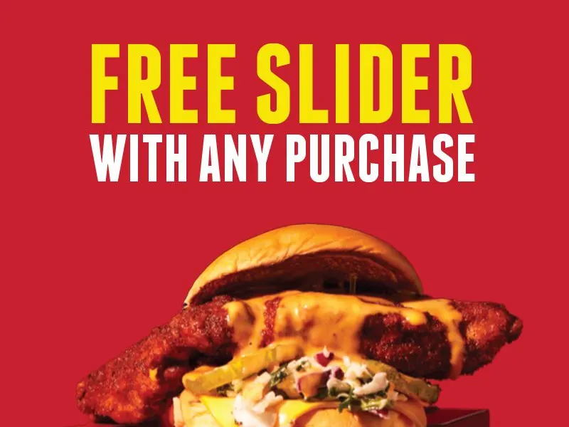 Free Slider with Any Purchase - Rewards Members Only