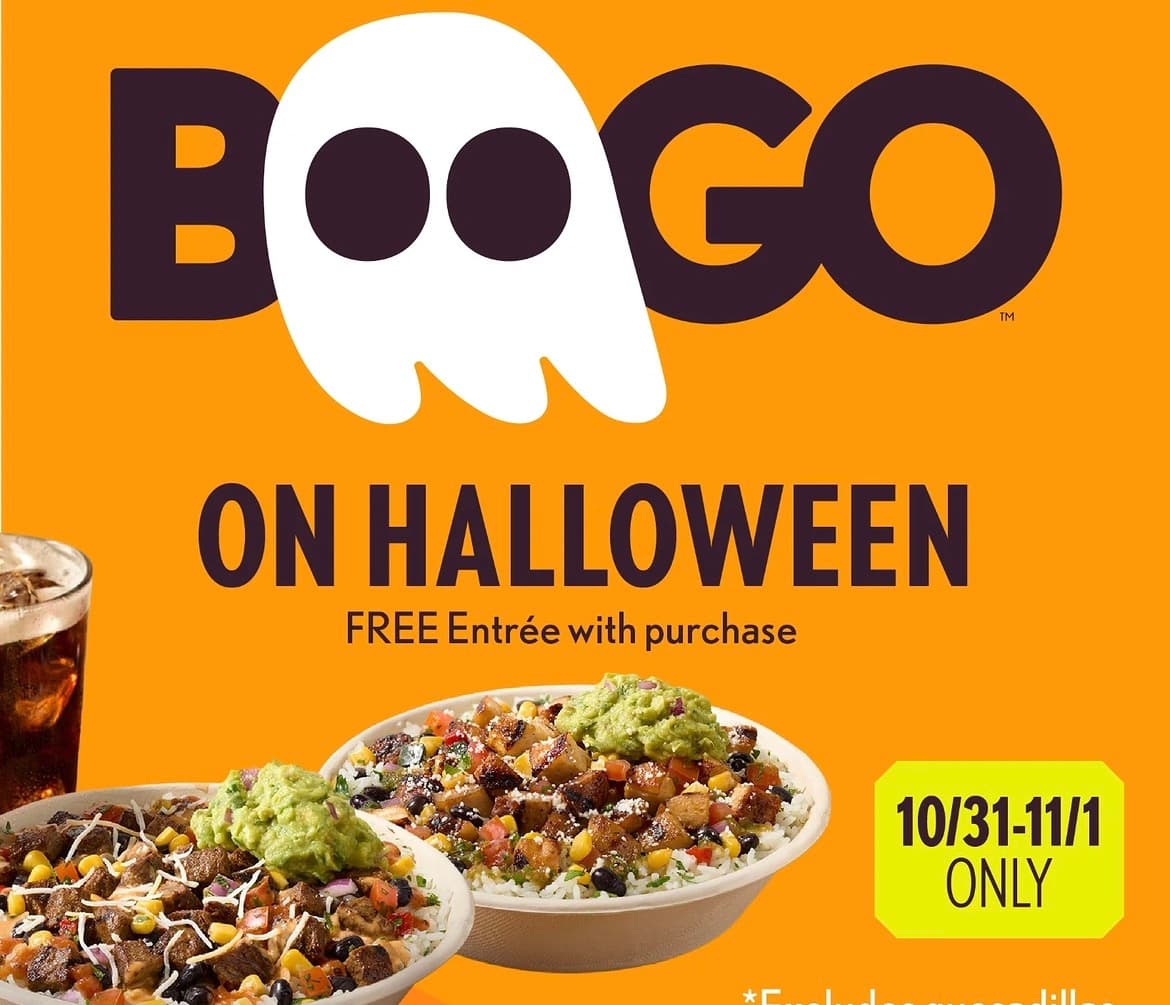 BOOGO — BOGO Free Entrée with Entrée & Drink Purchase